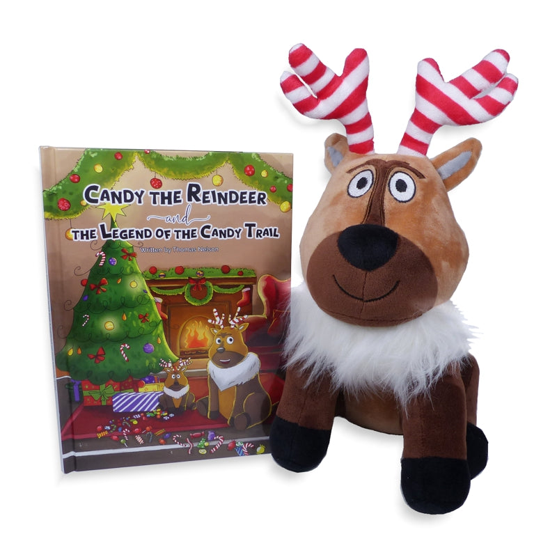 Candy The Reindeer and Book