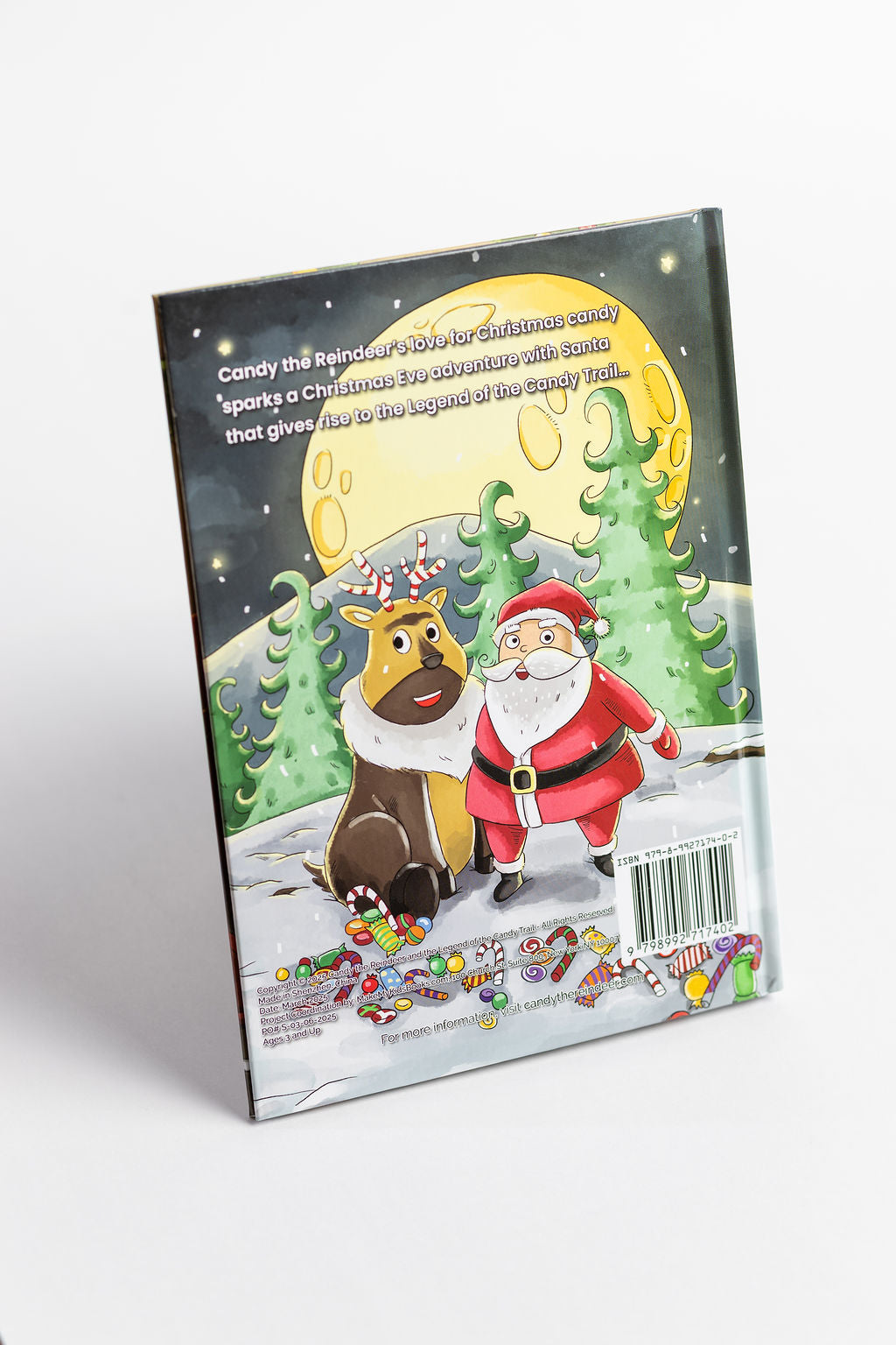 Candy The Reindeer and Book